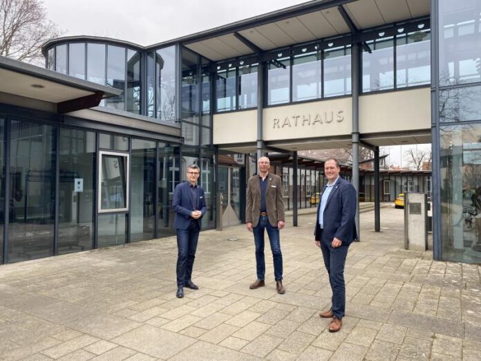 Stadt Seelze Alexander Masthoff, Kay-Uwe Kiene und SteffenKlingenberg Foto Sandra Remmer