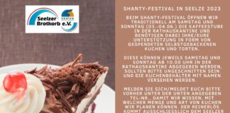 Seelzer Brotkorb bittet um Kuchenspenden für Shanty-Festival-Wochenende vom 03.06. bis 04.06.2023