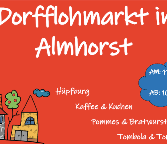 Kinderfeuerwehr Almhorst veranstaltet Dorfflohmarkt.