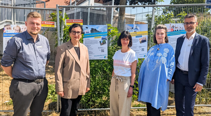 Bauzaun-Plakataktion – Die Wirtschaftsförderung der Stadt Seelze bringt Azubis und Ausbildungsbetriebe zusammen