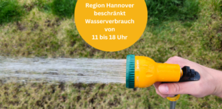 Wegen allgemeiner Trockenheit - Region Hannover beschränkt Wasserverbrauch von 11 bis 18 Uhr