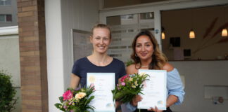 Your beauty Cosmos und Küchen Klang gewinnen Schaufensterwettberb „Hallo Sommer!“ in Letter