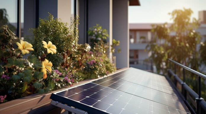 Die Stadt fördert den Kauf und Einbau von Balkon-Solaranlagen