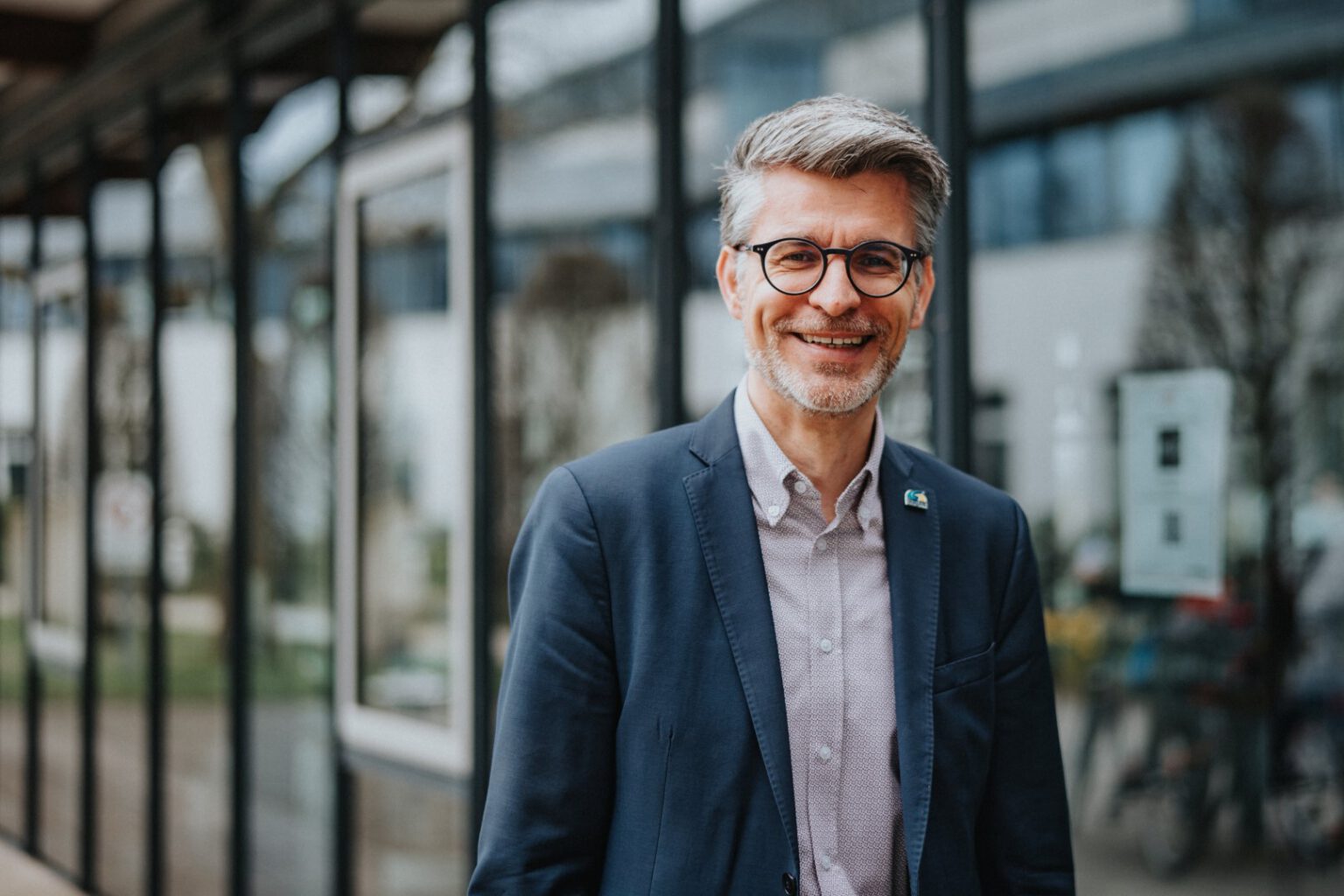 Bürgermeister Alexander Masthoff vor Ort in Döteberg am 07.03.2024