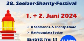 Nun schon zum 28. Mal: Das Seelzer-Shanty-Festival am 1. und 2. Juni 2024