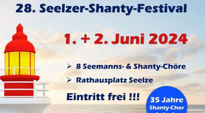 Nun schon zum 28. Mal: Das Seelzer-Shanty-Festival am 1. und 2. Juni 2024