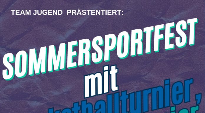 Das Team Mobile Arbeit lädt alle Jugendlichen zum Sommersportfest am 5. Juli ein
