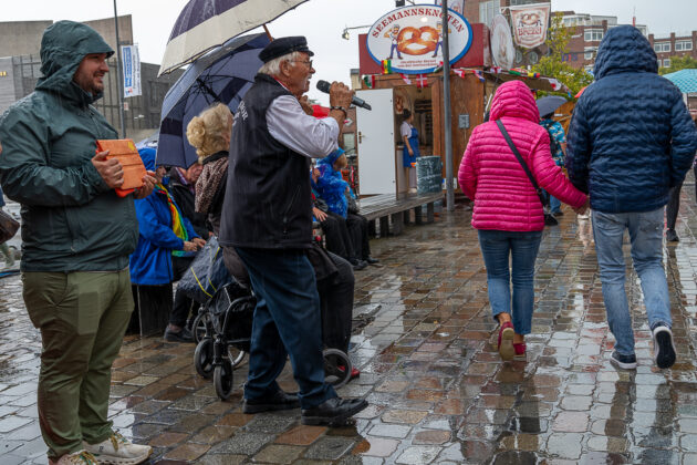 Regen? Das kann doch einen Seemann nicht erschüttern