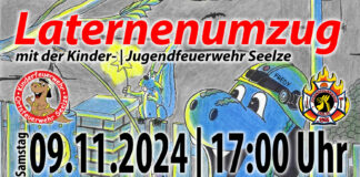 Laternenumzug der Kinder- und Jugendfeuerwehr am 09.11.2024