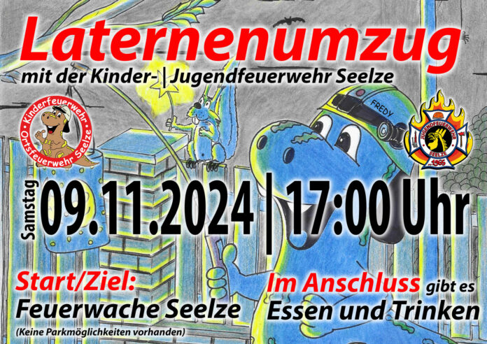 Laternenumzug der Kinder- und Jugendfeuerwehr am 09.11.2024