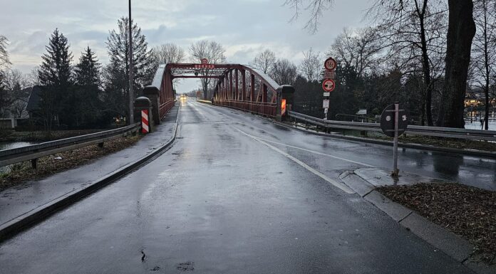 Reparaturen abgeschlossen - Die Kanalbrücke an der Göxer Landstraße ist wieder freigegeben