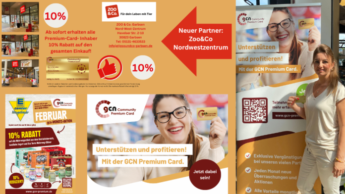 GCN-Premium-Card - Sparen und unabhängigen Journalismus unterstützen – jetzt mit Zoo & Co als neuem Partner!