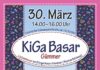 Der Förderverein für den Kindergarten Gümmer veranstaltet am 30. März 2025 einen Basar mit Kinderkleidung und Spielzeug