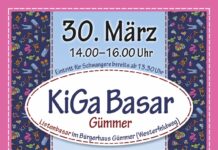 Der Förderverein für den Kindergarten Gümmer veranstaltet am 30. März 2025 einen Basar mit Kinderkleidung und Spielzeug