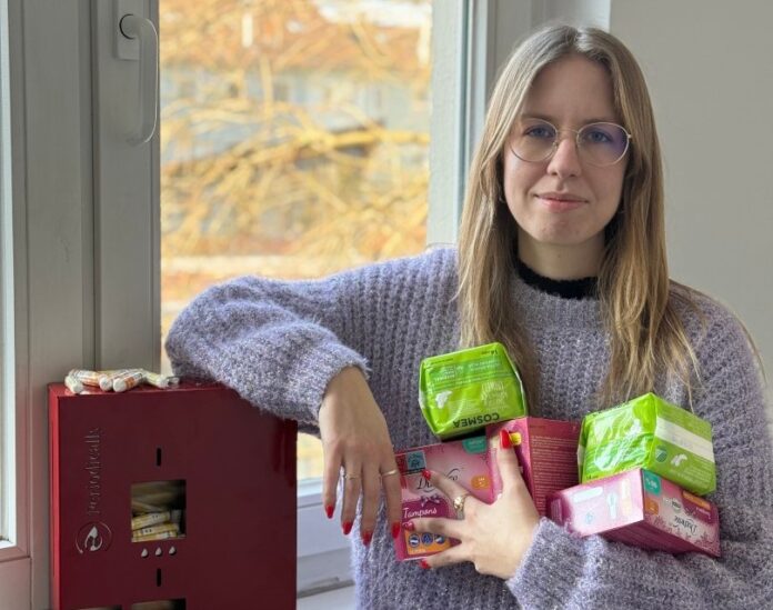 Die Hygieneartikelspender im Rathaus setzen ein Zeichen gegen die Tabuisierung der Menstruation und unterstützen Frauen im Alltag