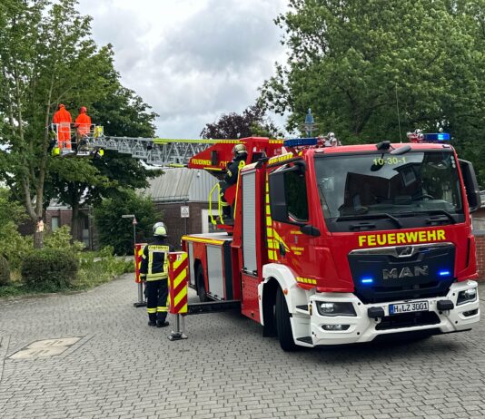 Der Einsatz der Ortsfeuerwehr Seelze zur Beseitigung eines umgestürzten Baums nach Sturmböen zeigt die schnelle Reaktion der Einsatzkräfte