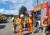 Ein Gefahrstoffaustritt auf dem Verschiebebahnhof Seelze führte zu einem Einsatz der Feuerwehr mit 42 Kräften vor Ort