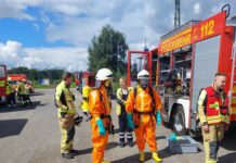 Ein Gefahrstoffaustritt auf dem Verschiebebahnhof Seelze führte zu einem Einsatz der Feuerwehr mit 42 Kräften vor Ort