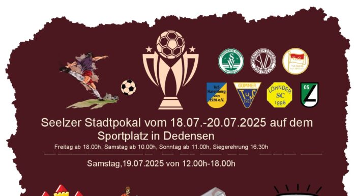 Stadtmeisterschaft Fußball und Sommerfest: Spannung und Attraktionen vom 18. bis 20. Juli in Dedensen Stadtmeisterschaft Fußball und Sommerfest in Dedensen: Das Event verspricht spannende Begegnungen und viele Attraktionen auf und neben dem Platz