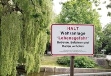 Die Gefahren an Gewässern werden oft unterschätzt. Flüsse sind keine Freizeitparks, besondere Vorsicht ist geboten
