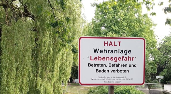 Die Gefahren an Gewässern werden oft unterschätzt. Flüsse sind keine Freizeitparks, besondere Vorsicht ist geboten