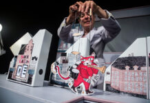 Das Theater für Kinder zeigt den Wandel von Michel in der Suppenschüssel zu Bettina bummelt mit viel Fantasie und Live-Legetrick