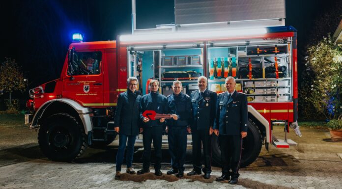 Neues Tanklöschfahrzeug für Feuerwehr: Robust, modern und geländegängig. Ein starkes Zeichen für die Sicherheit der Bevölkerung
