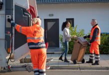 Eisregen stoppt Abfall- und Wertstoffsammlung in Teilen der Region. Sicherheit hat Vorrang bei der Entsorgung