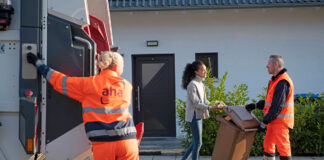 Eisregen stoppt Abfall- und Wertstoffsammlung in Teilen der Region. Sicherheit hat Vorrang bei der Entsorgung