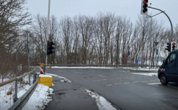 Ampel-Umbau verschiebt sich zwei Wochen – Arbeiten beginnen 25. Februar, eine Woche Behinderungen und Staus werden erwartet