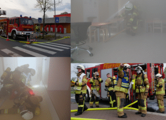 Vermisste Kinder bei Einsatzübung: In einer Kita wird ein Brand mit Mayday-Lage geprobt – Atemschutztrupps retten „Vermisste“