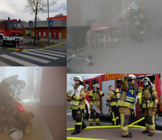 Vermisste Kinder bei Einsatzübung: In einer Kita wird ein Brand mit Mayday-Lage geprobt – Atemschutztrupps retten „Vermisste“