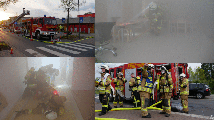 Vermisste Kinder bei Einsatzübung: In einer Kita wird ein Brand mit Mayday-Lage geprobt – Atemschutztrupps retten „Vermisste“