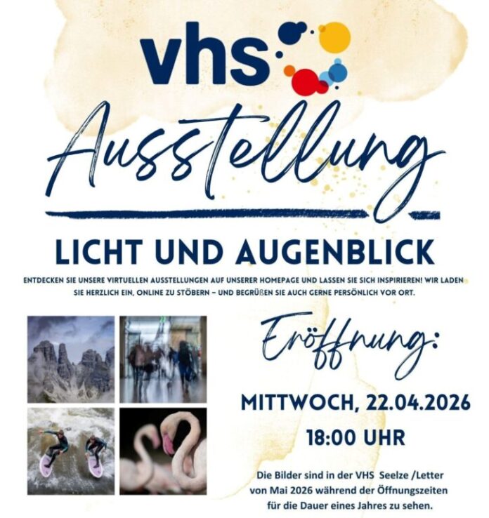 Fotoausstellung „Licht und Augenblick“ startet mit Vernissage