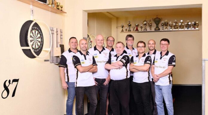 Ligameister im Darts aus Seelze – SC Drop Out 87 steigt auf Ligameister im Darts in Seelze: SC Drop Out 87 holt den Titel in der 2. Liga und schafft den Aufstieg in die 1. Liga