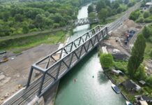 Brückenerneuerung bei Letter – Sperrung bis Ende September Bei Letter bleibt die Sperrung bis Ende September, weil die Deutsche Bahn die Eisenbahnbrücke am Stichkanal weiter erneuert